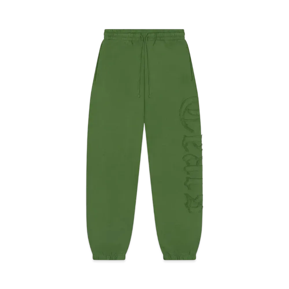 DENIM TEARS Tears Cut Out Sweatpants "Cactus"