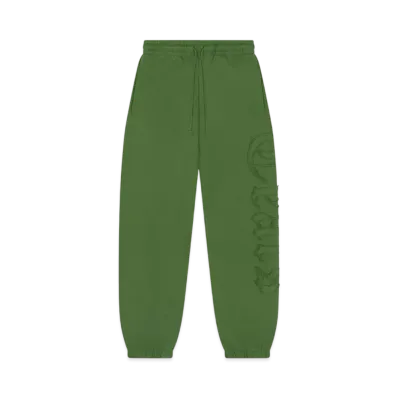 DENIM TEARS Tears Cut Out Sweatpants "Cactus"