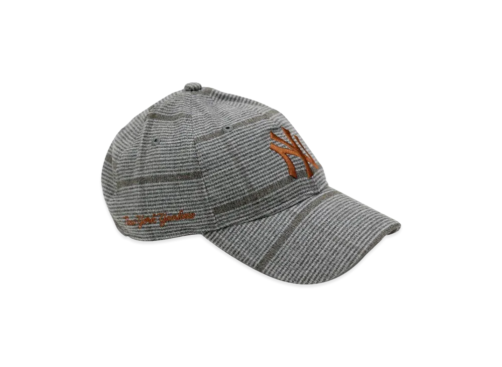 NEW ERA x THE CAP 9Twenty Woven Scorch New York Yankees "Charcoal Grey/Check"