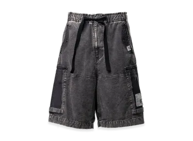 Maison MIHARA YASUHIRO Cotton Satin Cargo Shorts "Black"