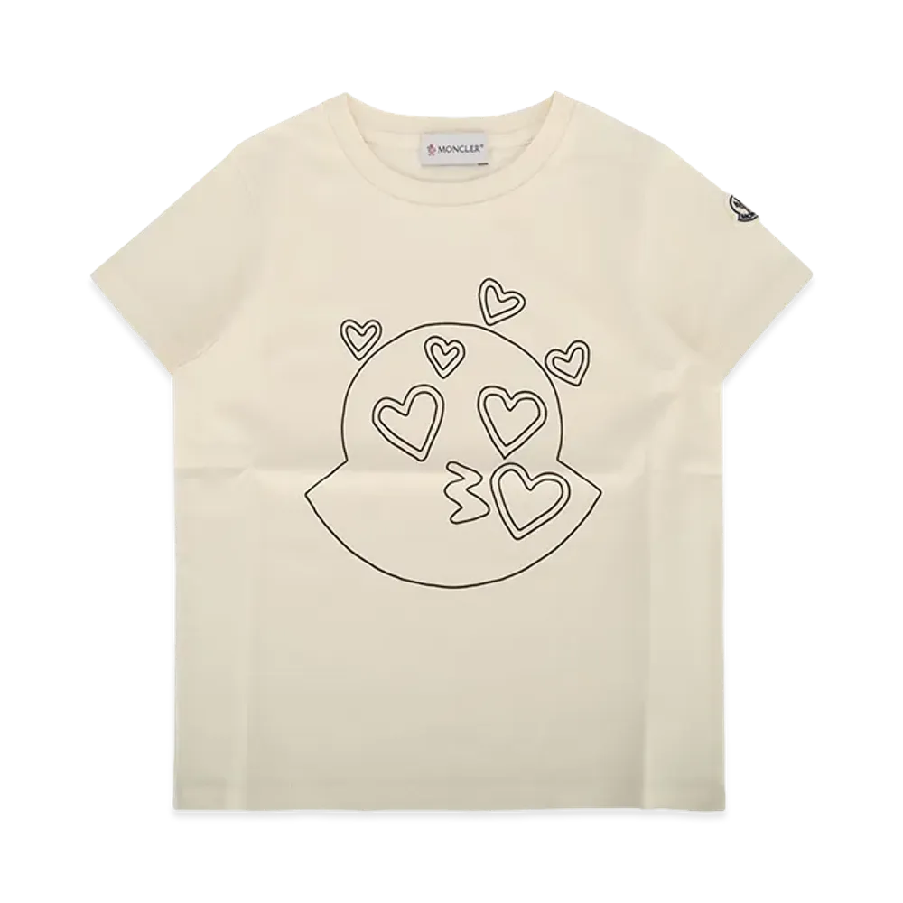 MONCLER Kids SS T-Shirt "White"