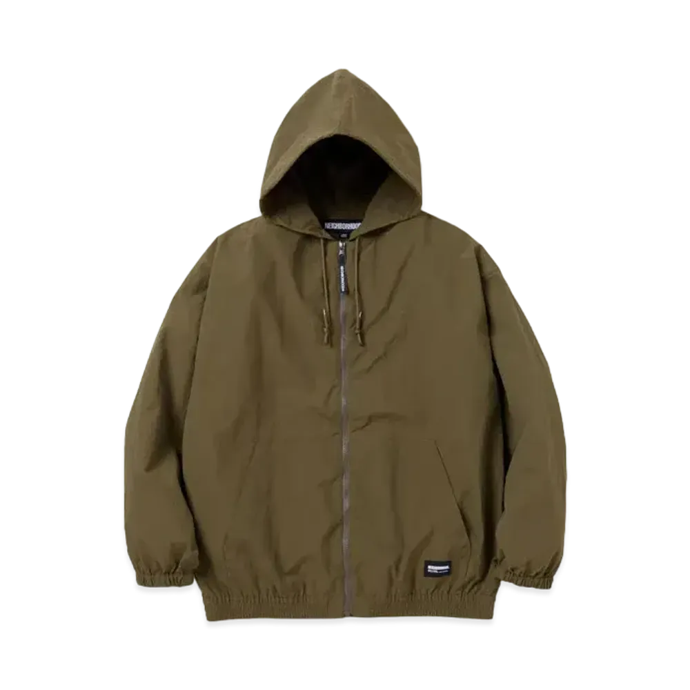 NEIGHBORHOOD Zip Up Hooded Jacket "Olive Drab"