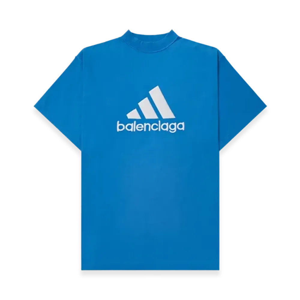 BALENCIAGA x adidas Oversized T-Shirt "Blue"