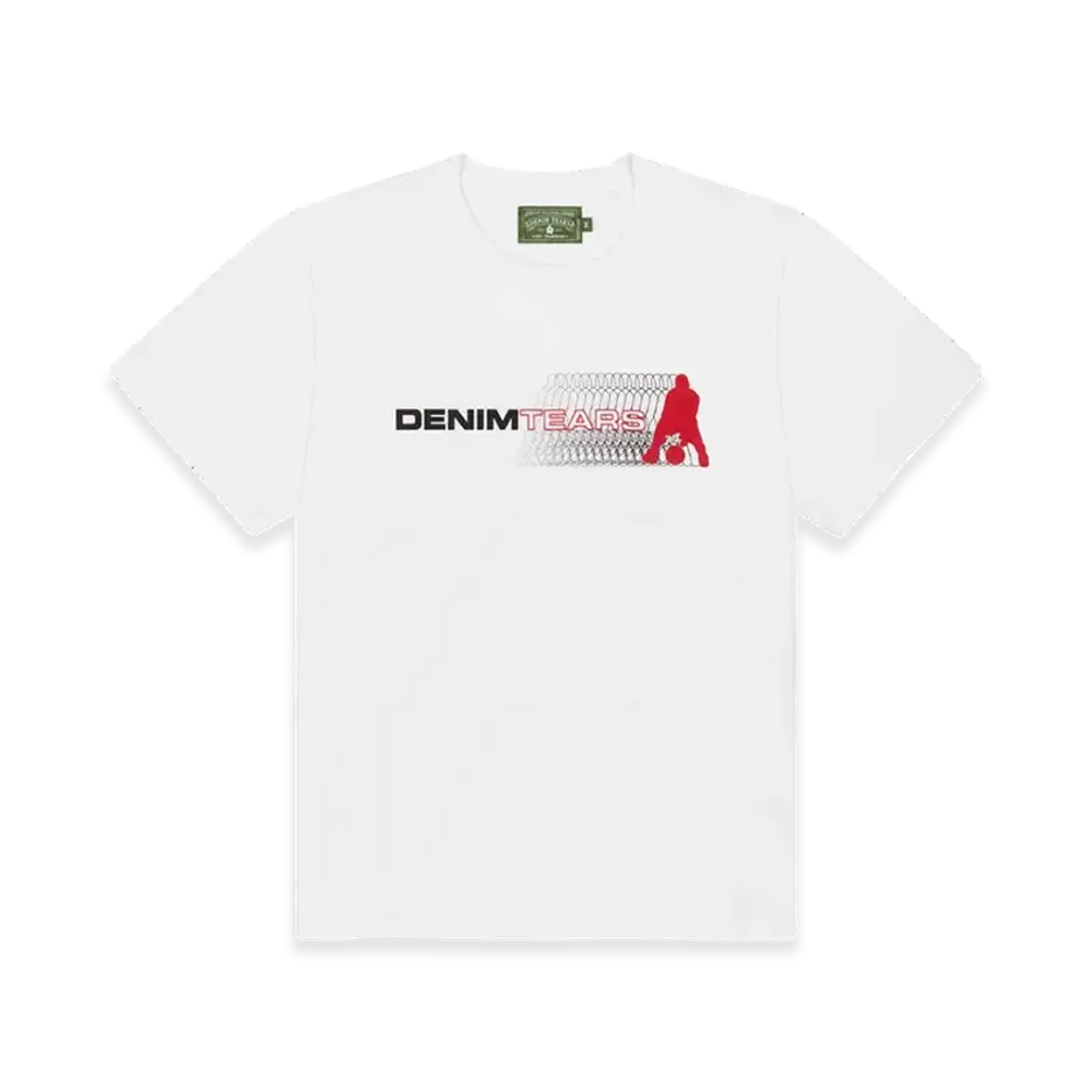 DENIM TEARS "Skip to My Lou" Rafer Alston Tee "White"