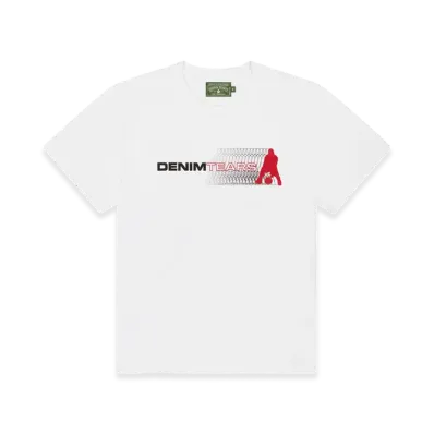 DENIM TEARS "Skip to My Lou" Rafer Alston Tee "White"