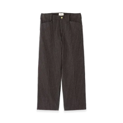 Schott Stripe Frisco Pants "Black"