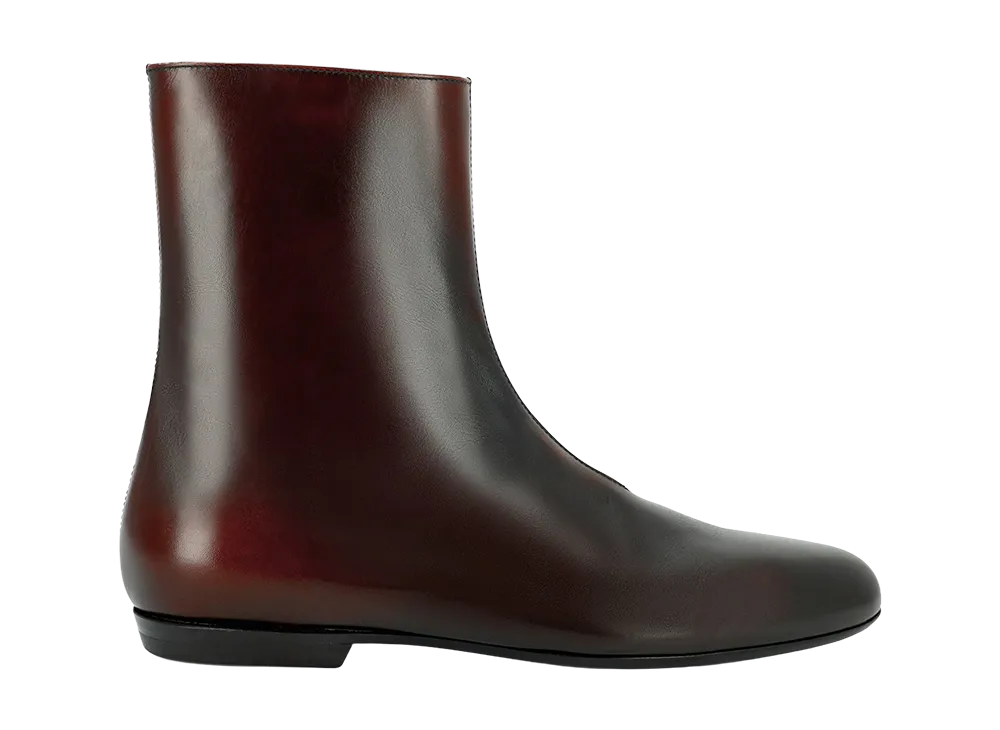 DRIES VAN NOTEN Leather Sock Boots "Tan"