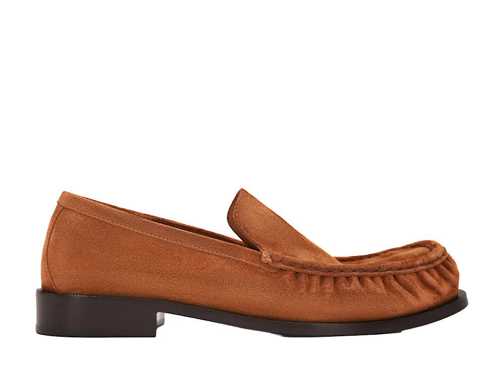 DRIES VAN NOTEN Suede Loafers "Tan"