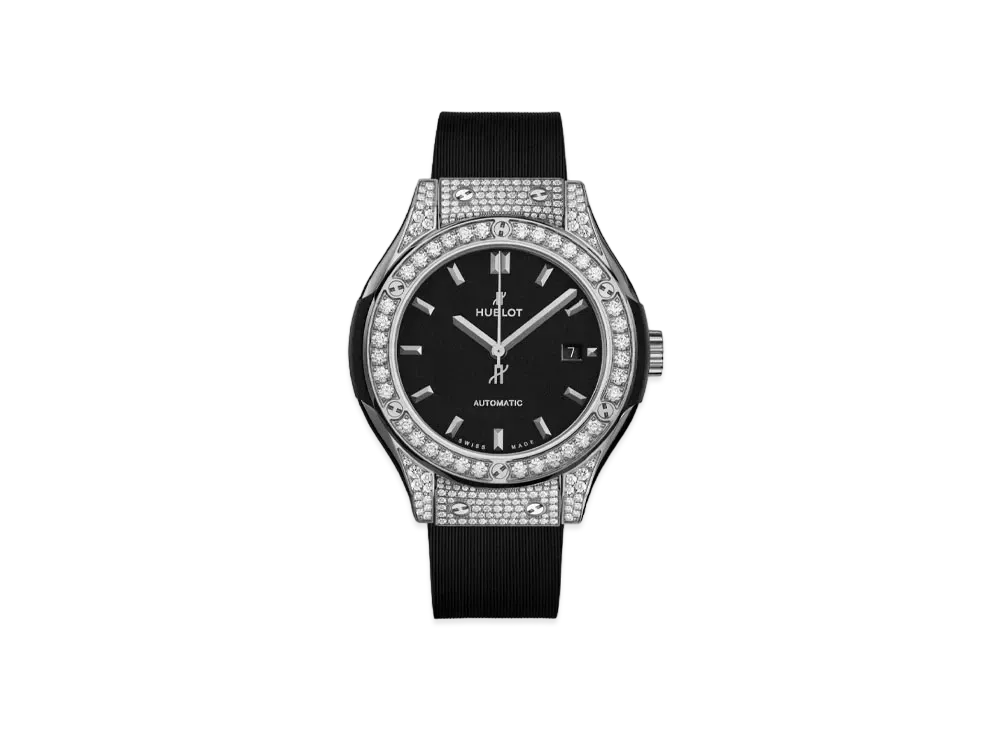 HUBLOT Classic Fusion Titanium Pave 33mm