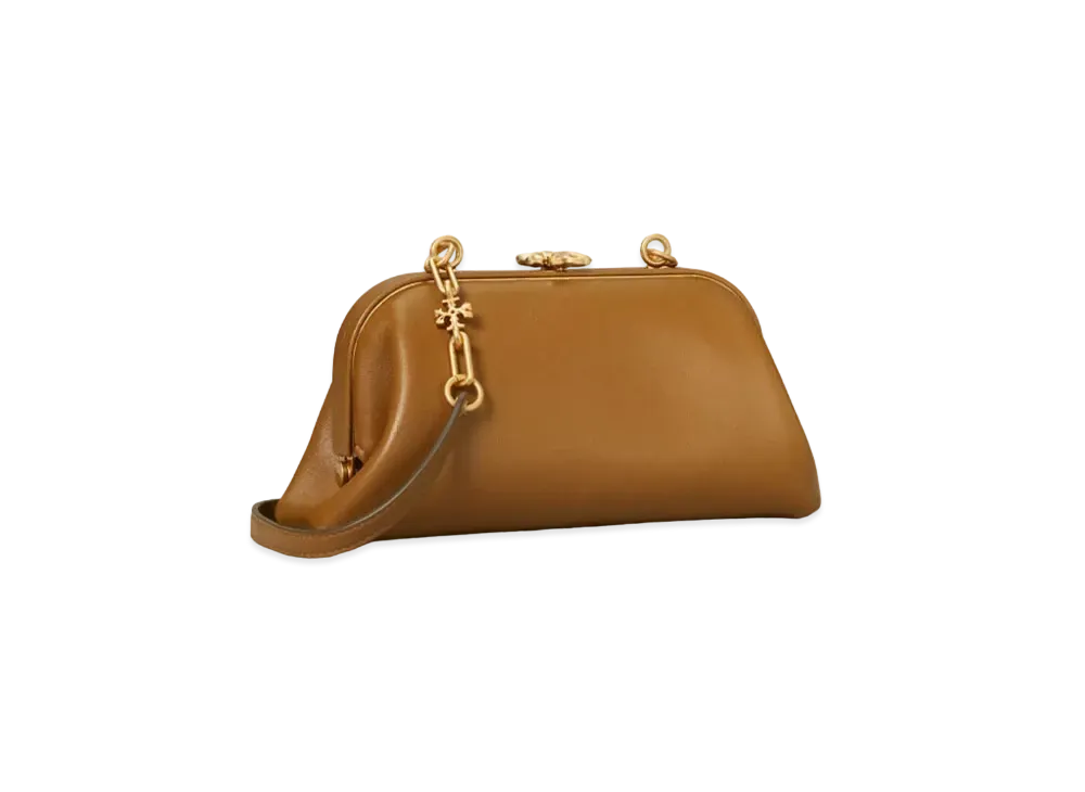 Tory Burch Cleo Mini Bag "Bistro Brown"