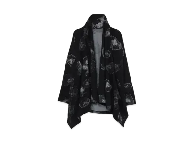 Yohji Yamamoto Y's JELLYFISH JQ UNBALANCE CARDIGAN "Black/White"