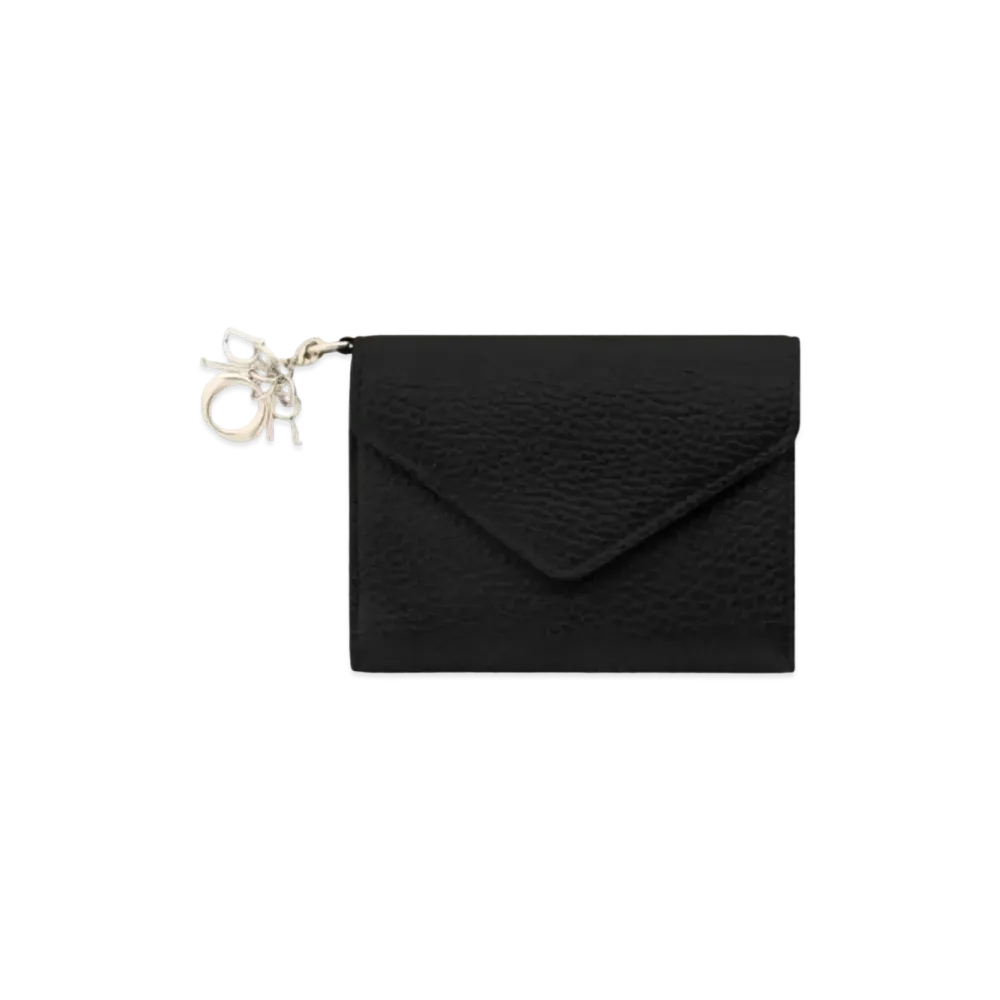 Dior Diorissimo Calf Leather Ambore Wallet "Black"