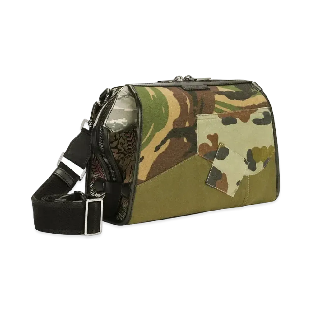 Dolce&Gabbana Crossbody Bag Camouflage Patchwork "Multicolor"