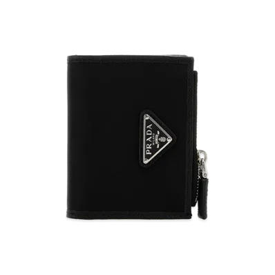 PRADA Canvas Wallet "Black"