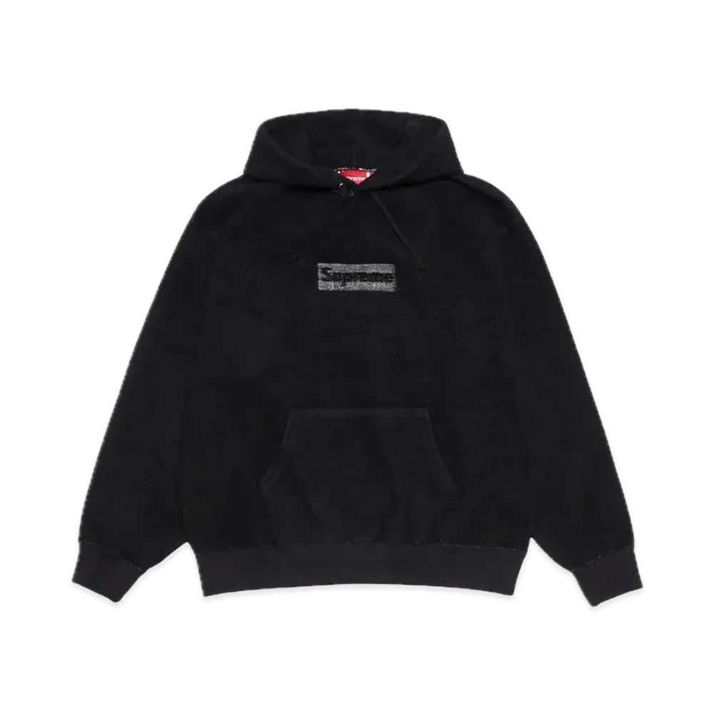 Supreme Inside Out Box Logo Hooded Sweatshirt "Black"