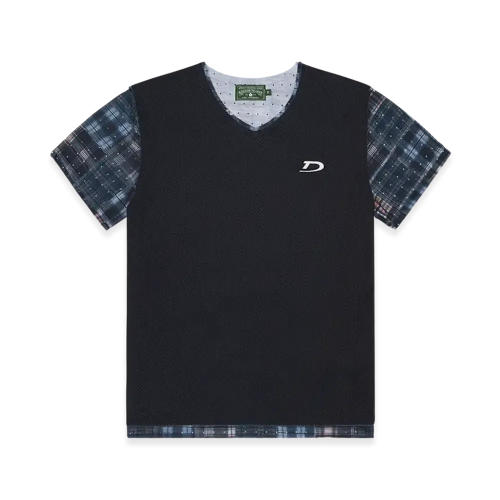DENIM TEARS Madras Practice Jersey "Navy"