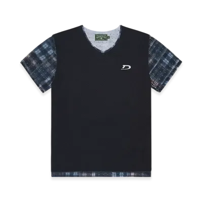 DENIM TEARS Madras Practice Jersey "Navy"