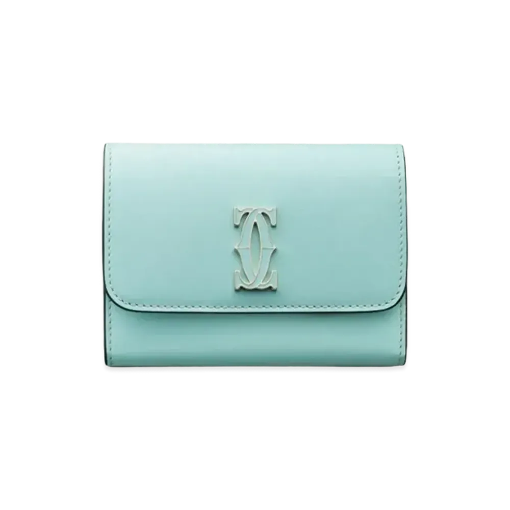 Cartier Mini Wallet Double C de Cartier "Mint"