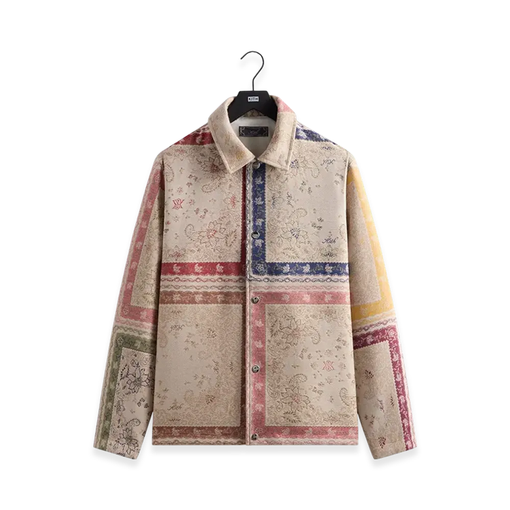 Kith Paisely Tapestry Coaches Jacket "Waffle"