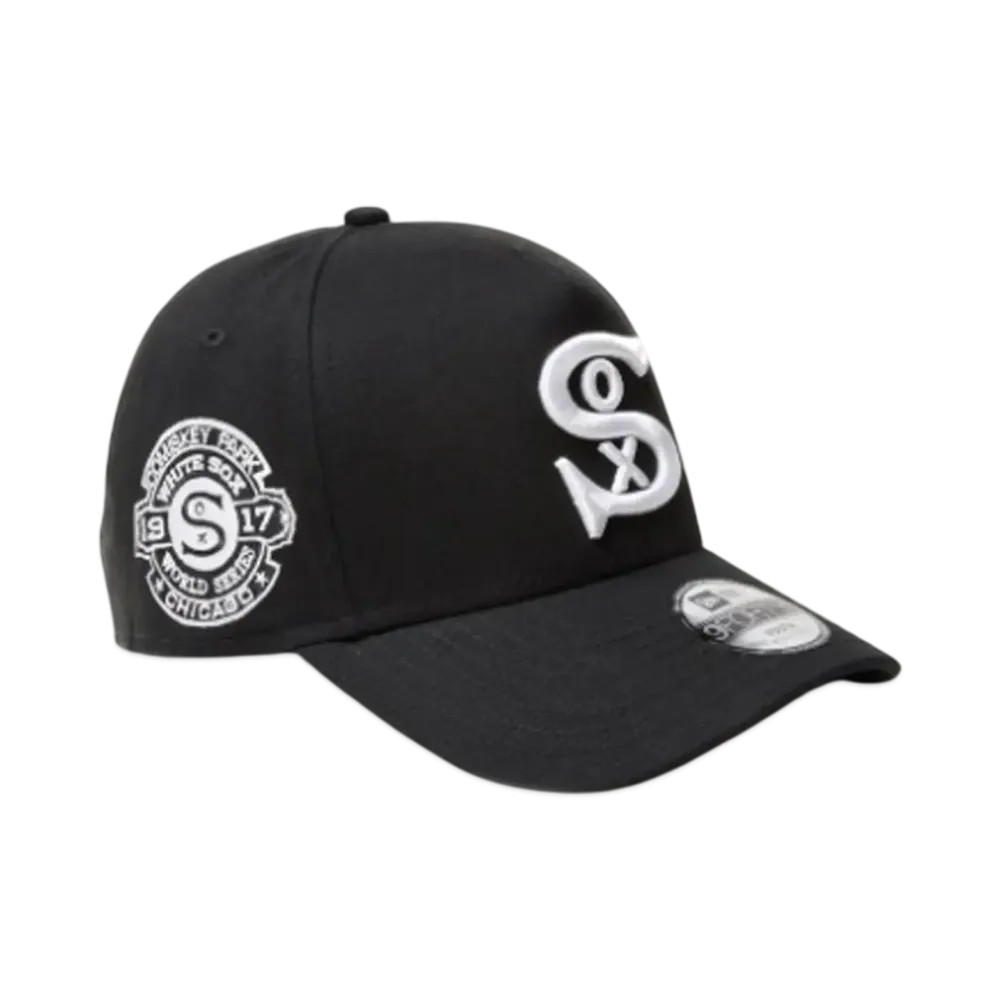 NEW ERA Youth 9Forty A-Frame Black & White Chicago White Sox Cooperstown "Black"
