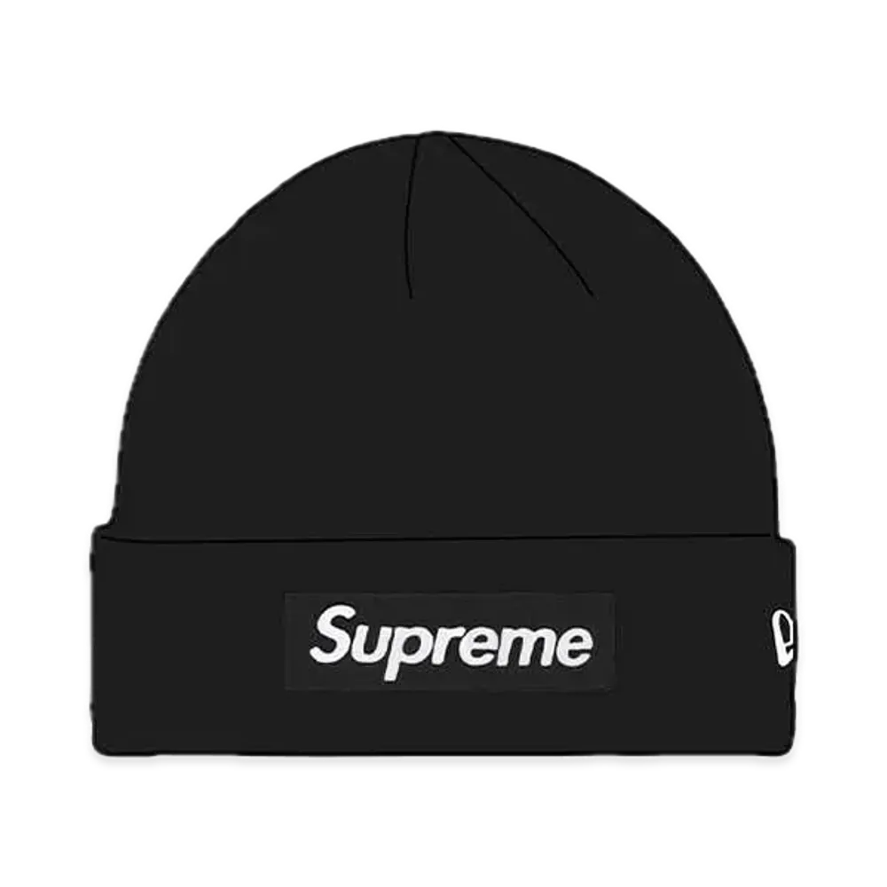 Supreme 16FW New Era Box Logo Beanie "Black"