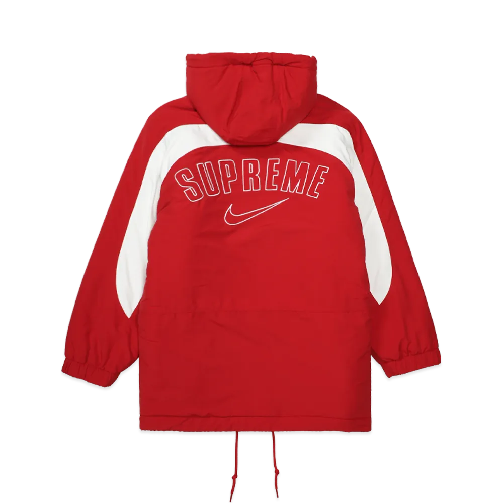 Supreme x Nike Faux Fur Reversible Parka "Red"