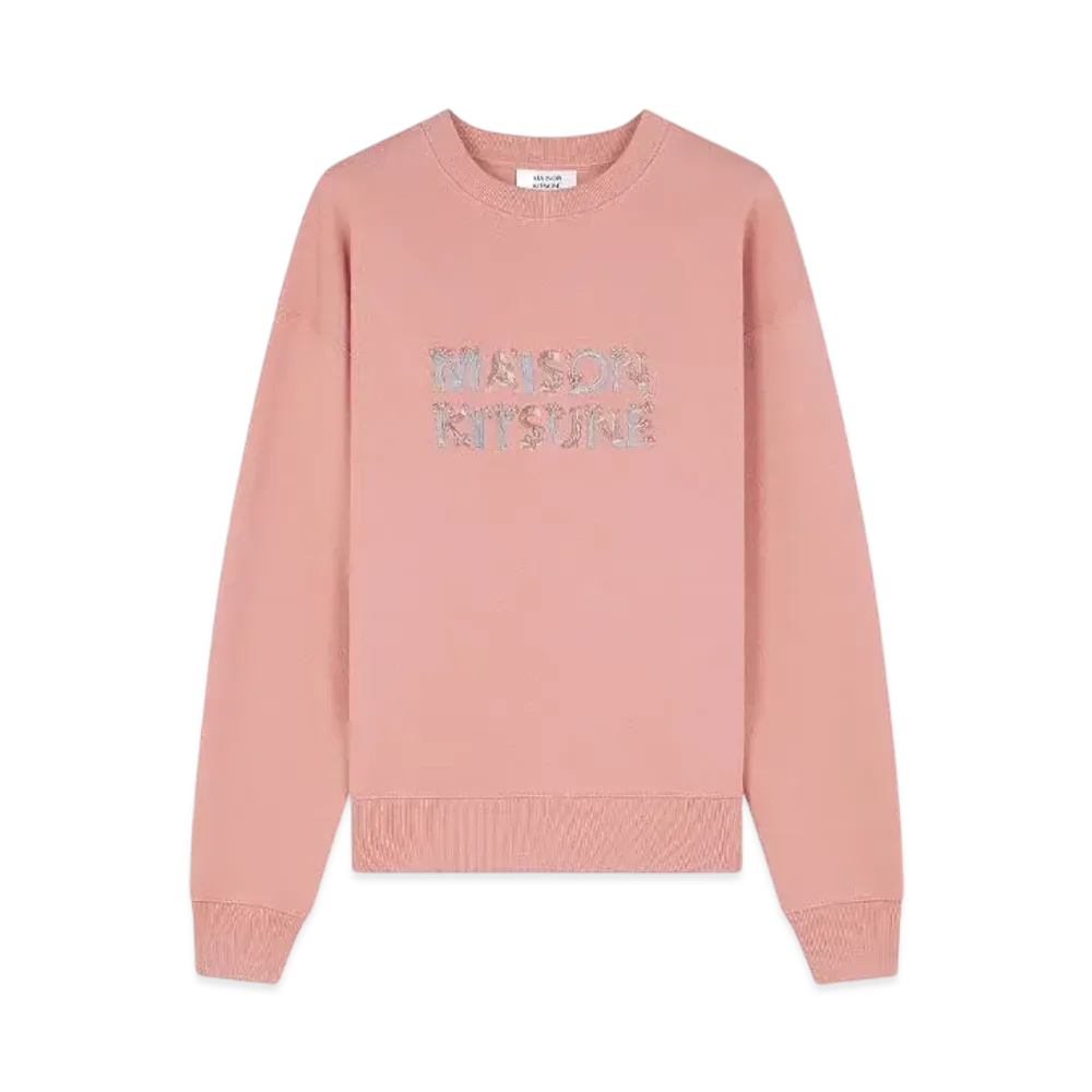 Maison Kitsune Woodland Alphabet Comfort Sweatshirt "Acer Leaf"