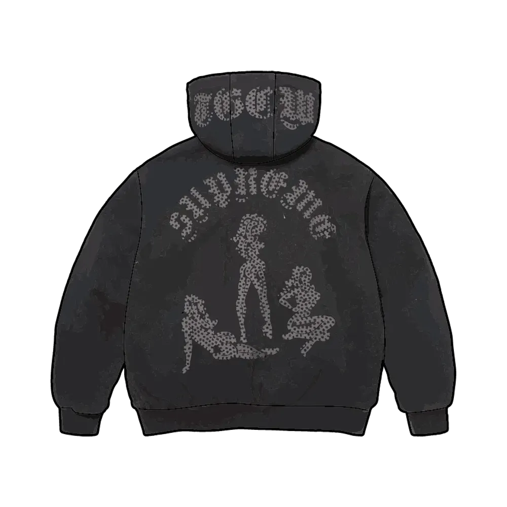 Supreme x The Great China Wall Hooded Work Jacket "Black"