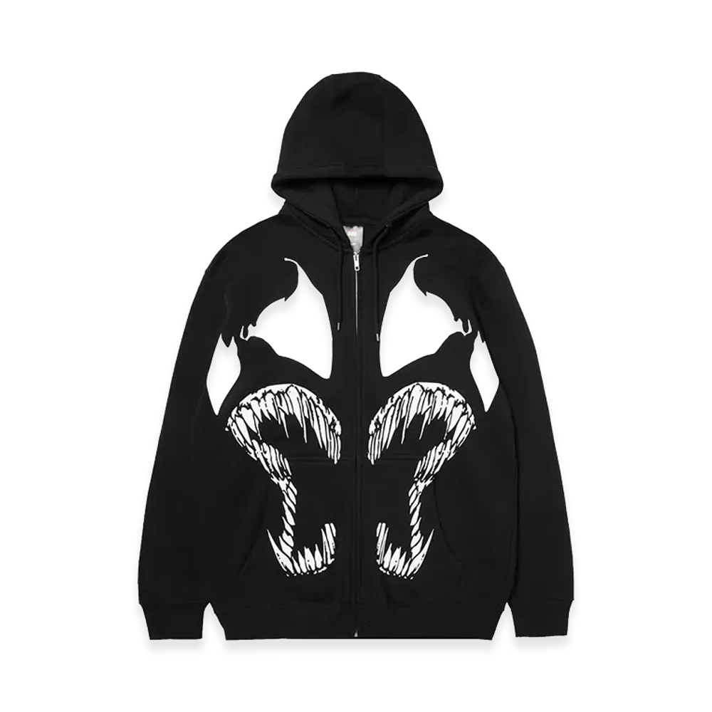 HUF x Spider-Man Symbiosis Full Zip Hoodie "Black"