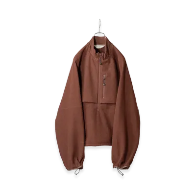 ANCELLM W/Ca Fleece Blouson "Marron"