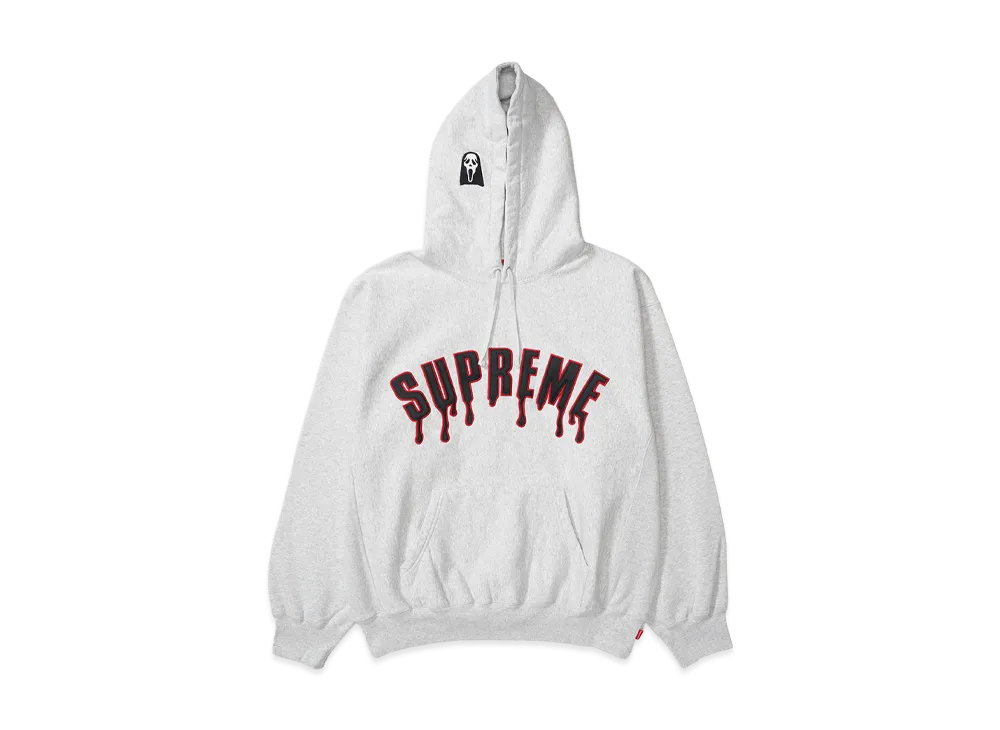 Supreme Ghostface Arc Hooded Sweatshirt "Ash Grey"