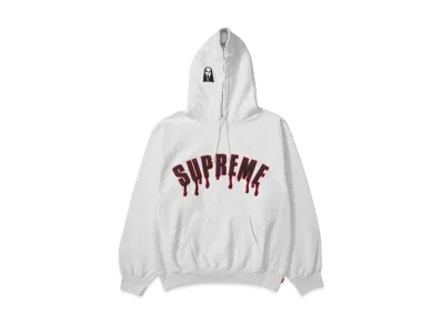 Supreme Ghostface Arc Hooded Sweatshirt "Ash Grey"