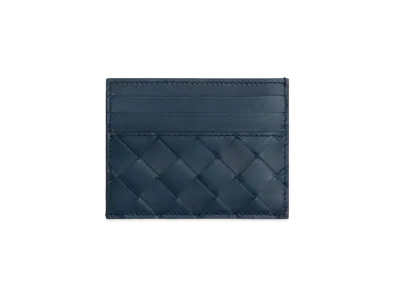 Bottega Veneta Credit Card Case "Deep Blue"