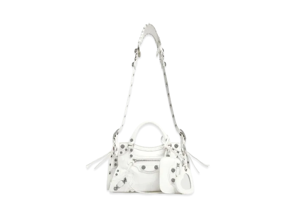 BALENCIAGA Neo Cagole XS Handbag "White"
