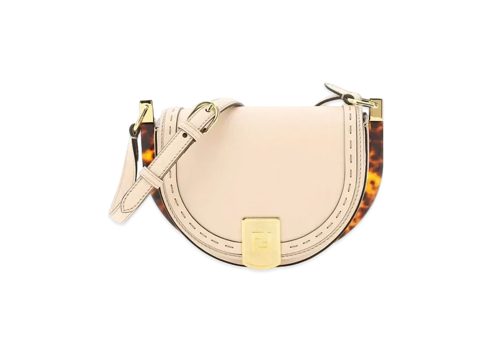 FENDI Moonlight Leather Bag "Pink Beige"