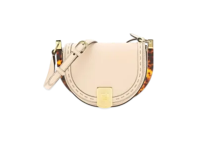 FENDI Moonlight Leather Bag "Pink Beige"