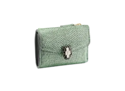 BVLGARI Serpenti Forever Wallet "Green"