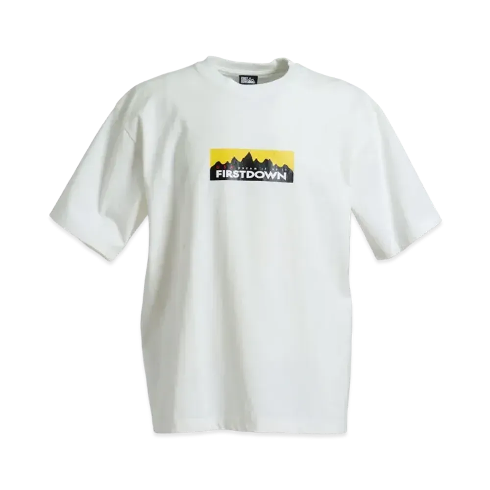 FIRST DOWN BOX S/S T "Off White"