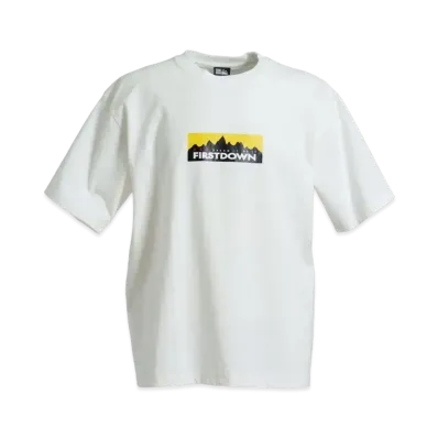 FIRST DOWN BOX S/S T "Off White"