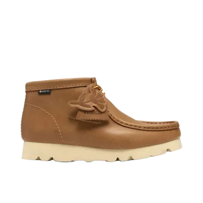 Clarks Women's WallabeeBT GORE-TEX "Tan Leather"