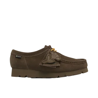 Clarks Women's Wallabee GORE-TEX "Dark Olive Suede"
