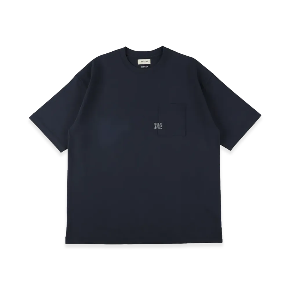 WIND AND SEA x DENHAM PRM Tee "Navy"