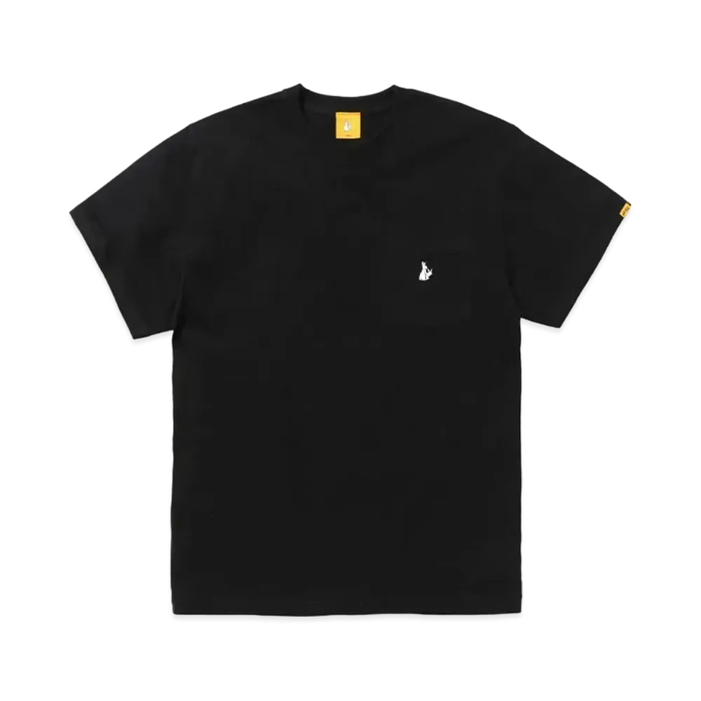 FR2 One Point Icon Pocket T-shirt (Black) "White"