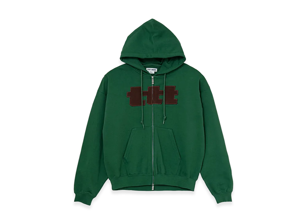 TTTMSW TTT Big Logo Zip Up Hoodie "Green"