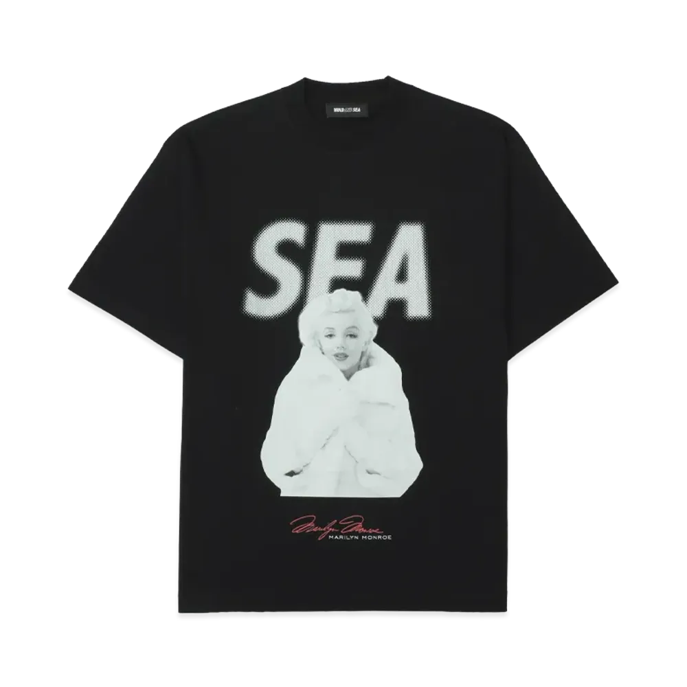 WIND AND SEA Marilyn Monroe Winter S/S Tee "Black"