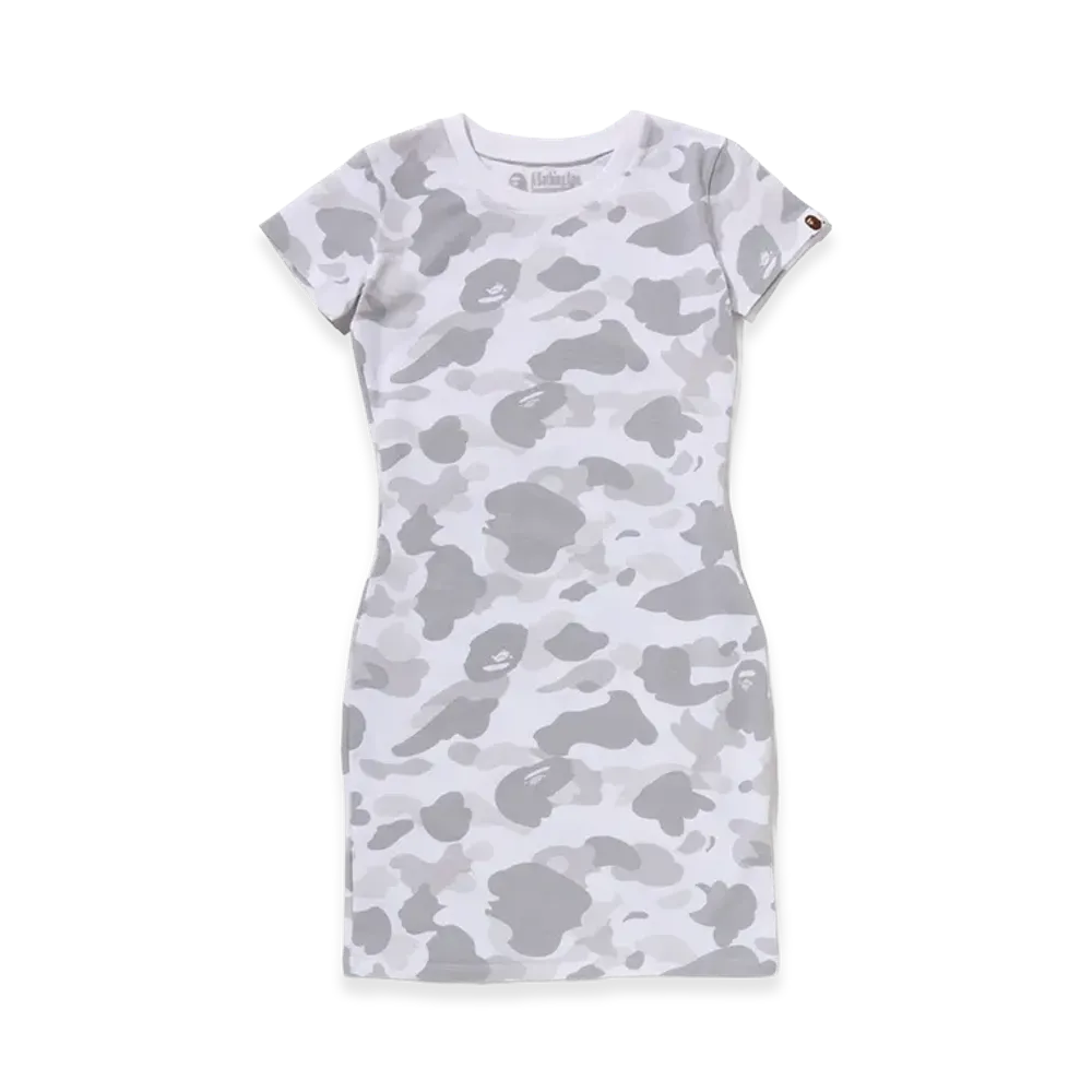 A BATHING APE Women's Jersey Dress "White"