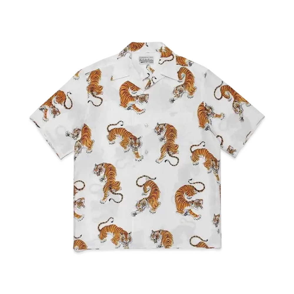 WACKO MARIA TIM LEHI / HAWAIIAN SHIRT "White"