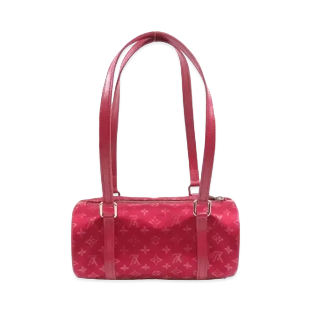 Louis Vuitton Little Papillon Monogram Satin "Rouge"