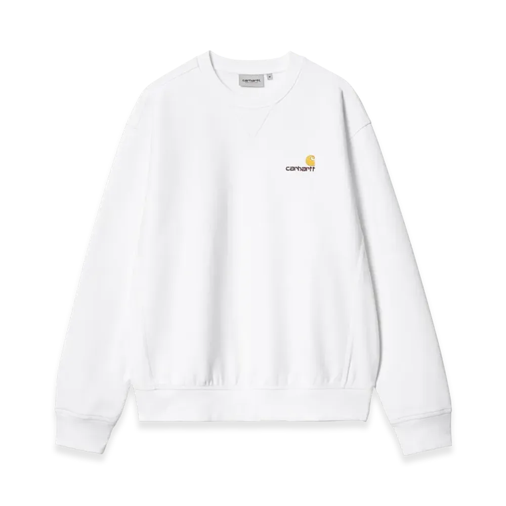 Carhartt WIP American Script Sweatshirt "White"