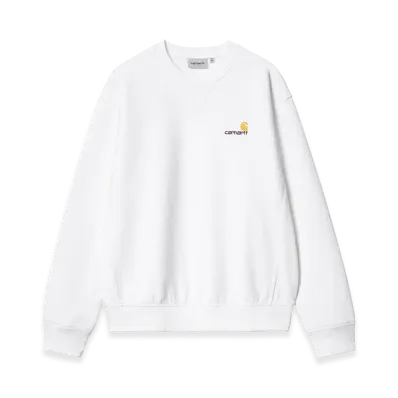 Carhartt WIP American Script Sweatshirt "White"